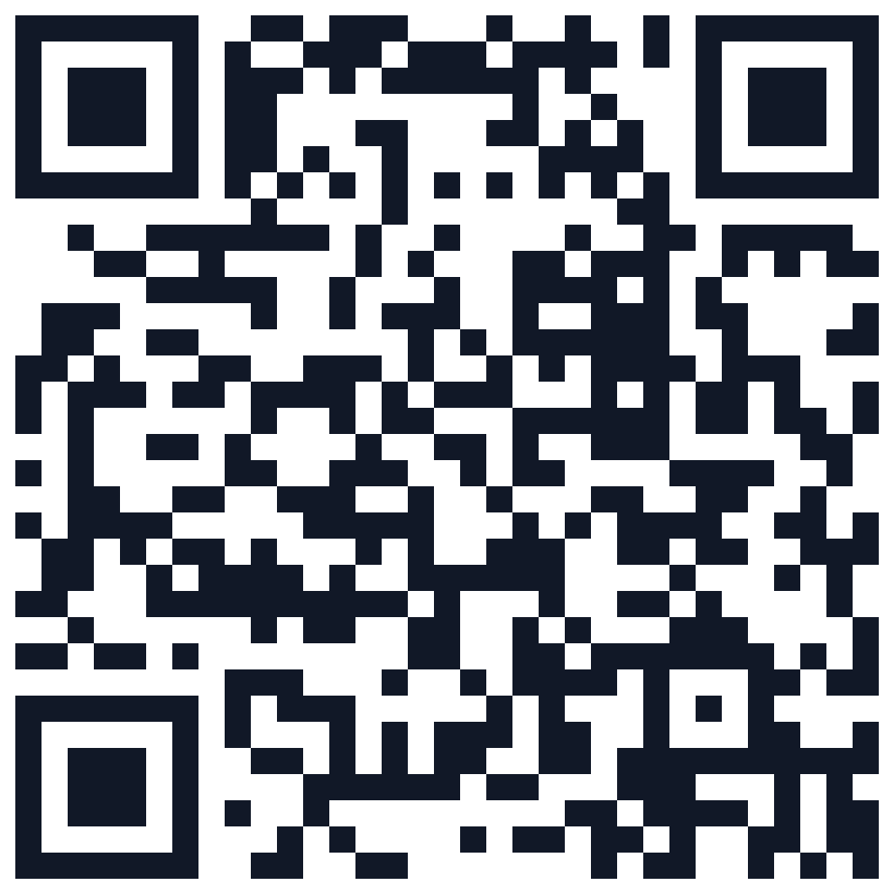 Menüye giden örnek QR kod